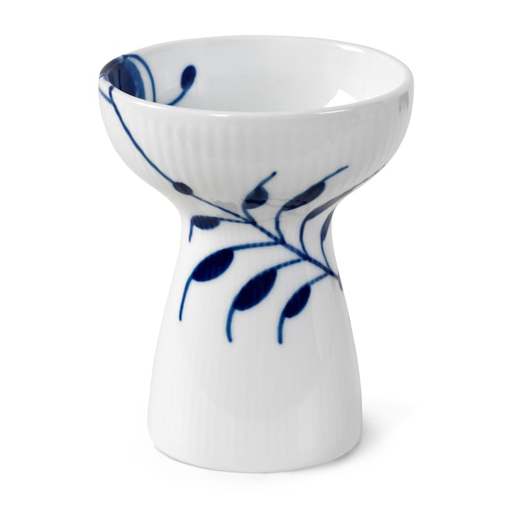 Blue Fluted Mega Vase ge�öffnet - 11cm - Royal Copenhagen