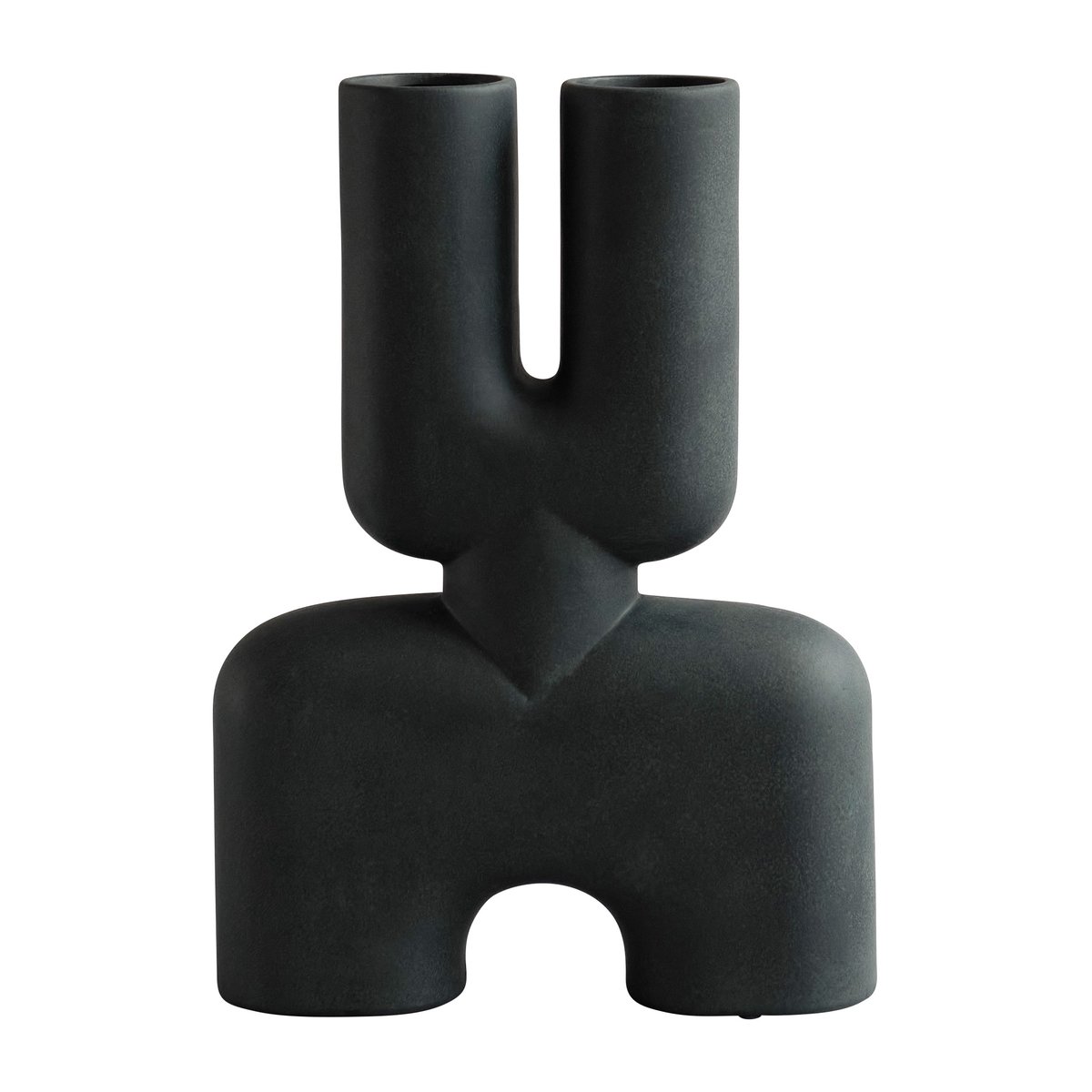 101 Copenhagen Cobra Double Medio Vase 34 x 47 cm Schwarz