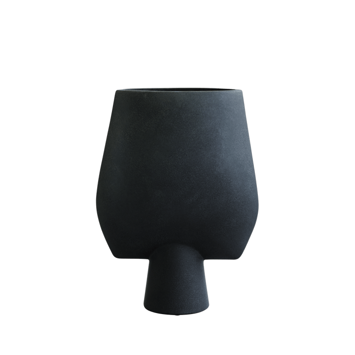 Sphere Vase Square Big Ø33 cm - Black - 101 Copenhagen