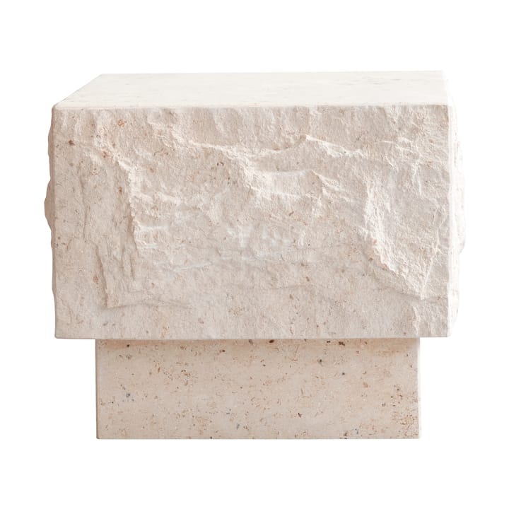 Temple Beistelltisch low 42x40 cm - Limestone - 101 Copenhagen