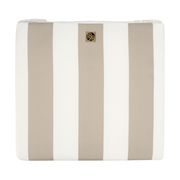 Lunda Kissen 42x45 cm - Taupe striped - 1898