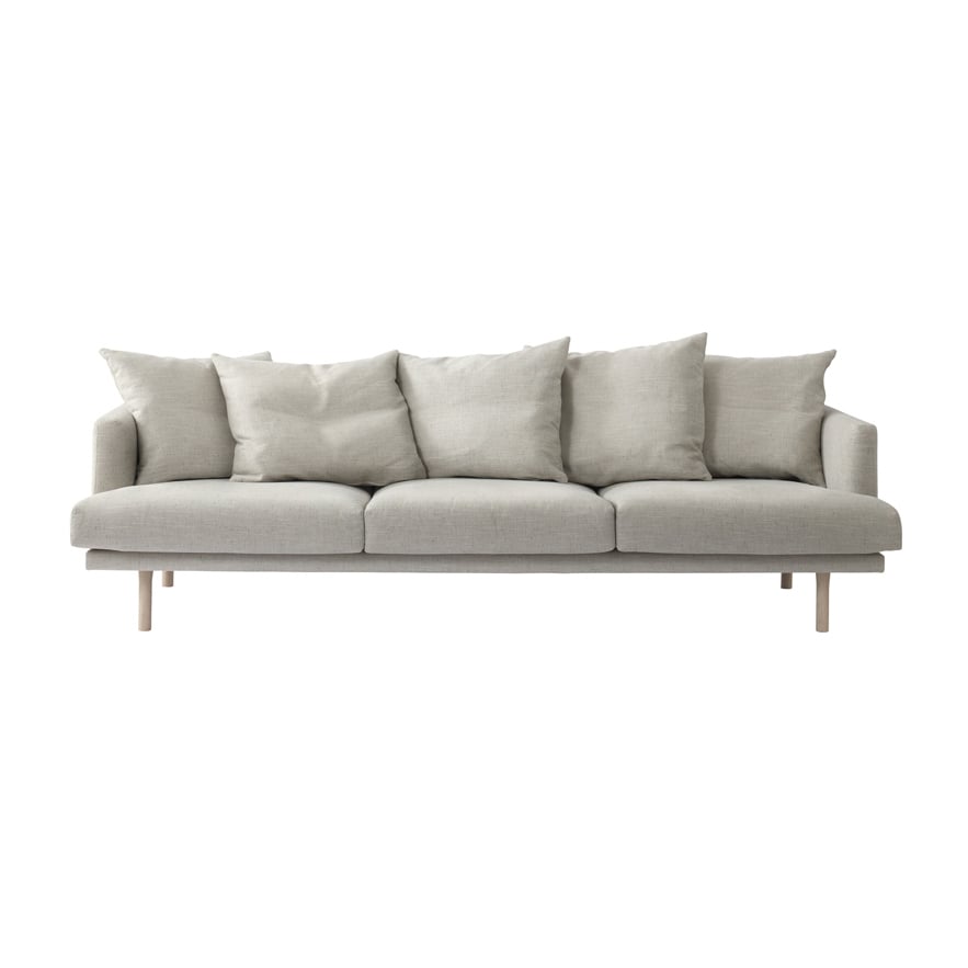 1898 Sjövik 3,5-Sitzer Sofa XL Bern 0341 Beige-verglaste Eiche