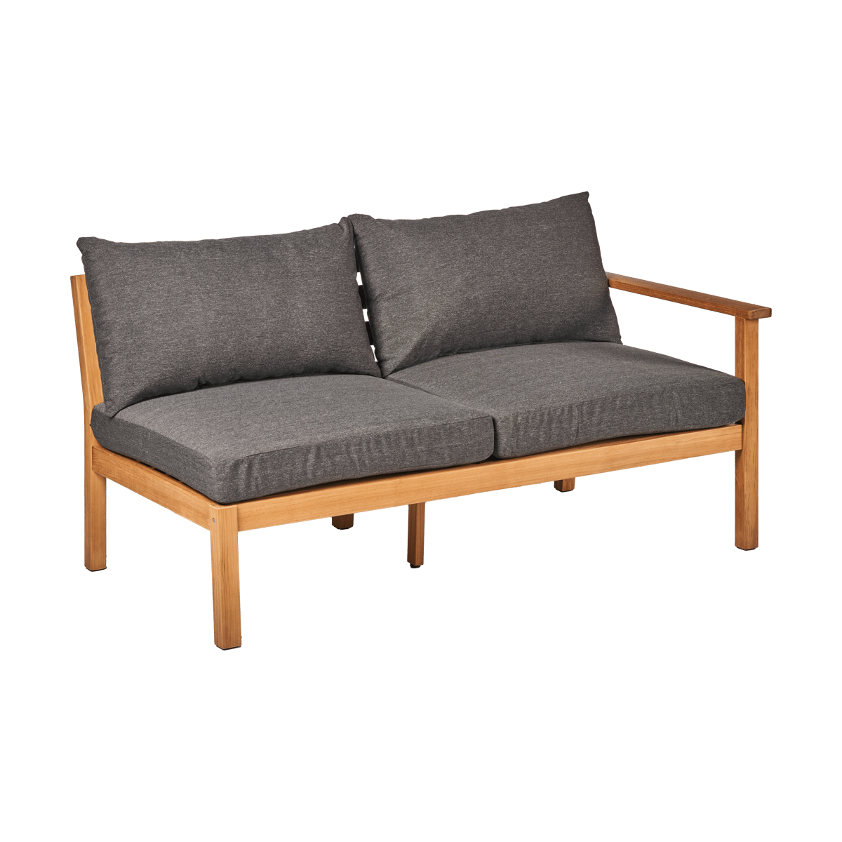 1898 Stockaryd Sofa-Modul 2-Sitzer links teak/dark grey