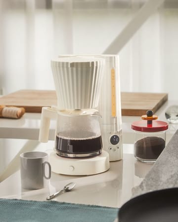 Plissé Kaffeemaschine - Weiß - Alessi