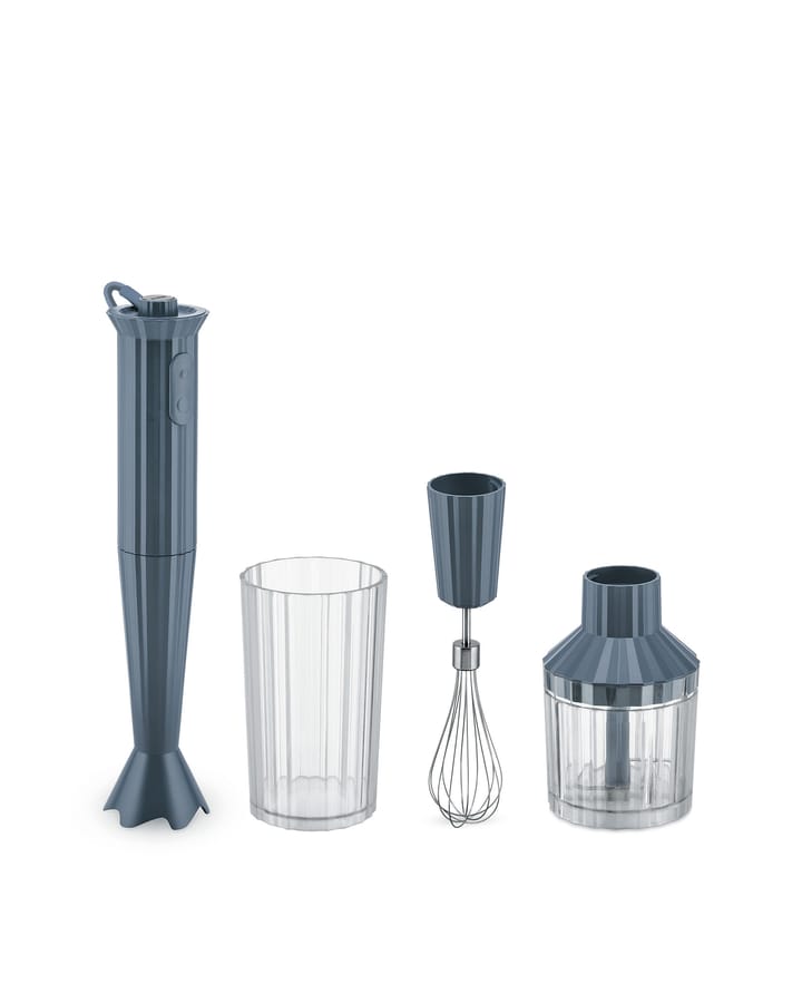 Plissé Stabmixer-Set - Grau - Alessi