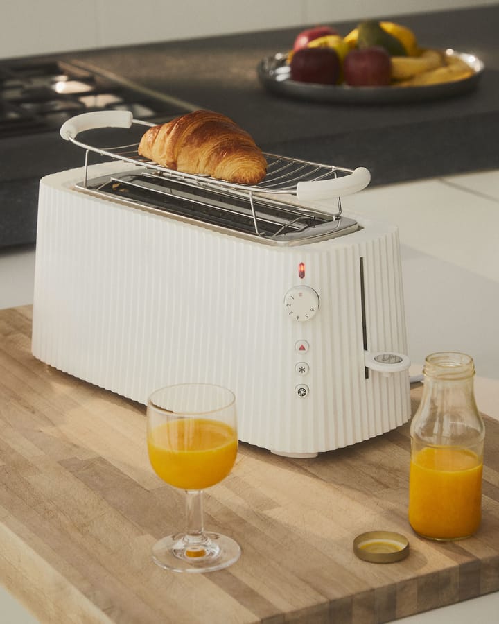 Plissé Toaster Doppel, Schwarz Alessi