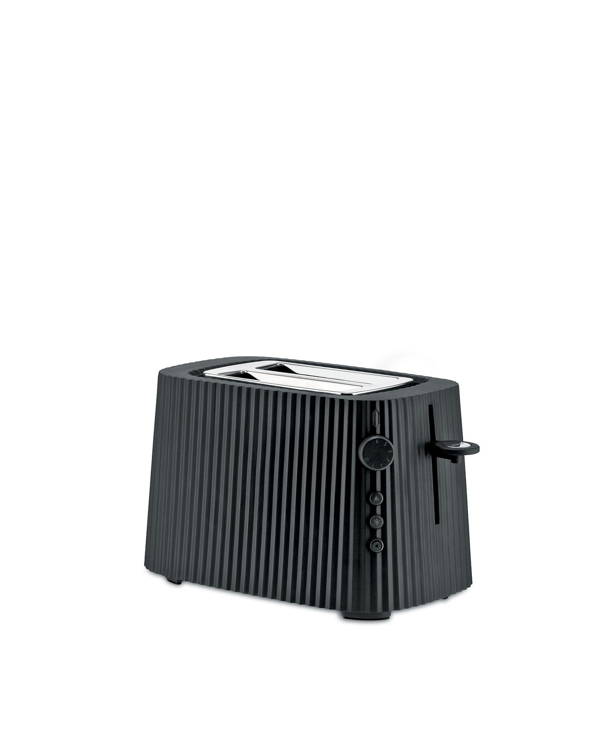 Alessi Plissé  Toaster Schwarz