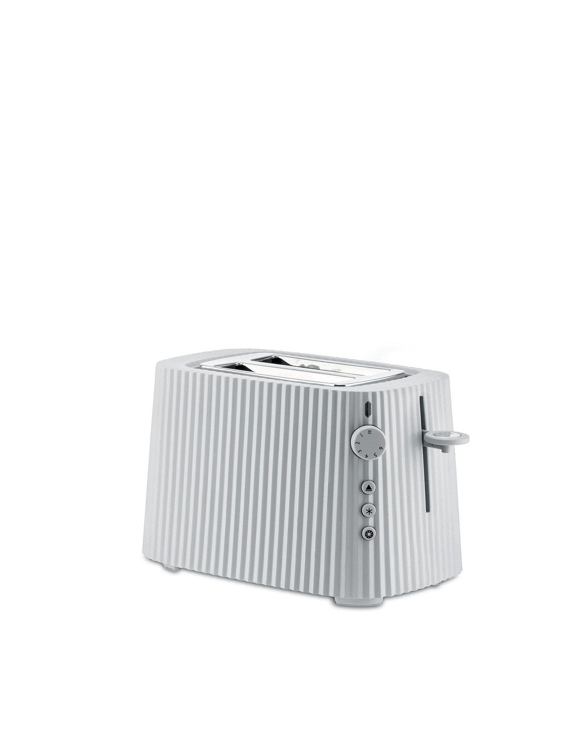 Alessi Plissé  Toaster Weiß