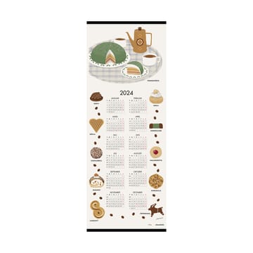 Fika Kalender 2024 - 35 x 90cm - Almedahls