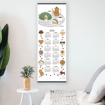 Fika Kalender 2024 - 35 x 90cm - Almedahls