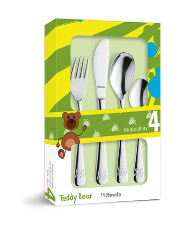 Teddy Kinderbesteck 4 Teile - Edelstahl - Amefa