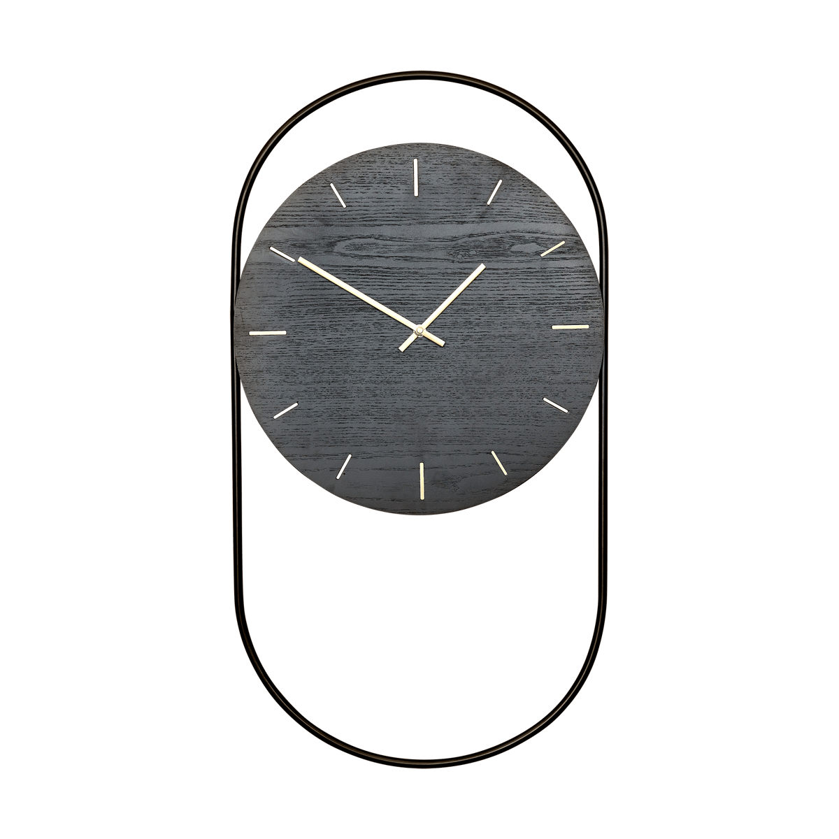 Andersen Furniture A-Wall Wanduhr 41x76 cm Black-brass