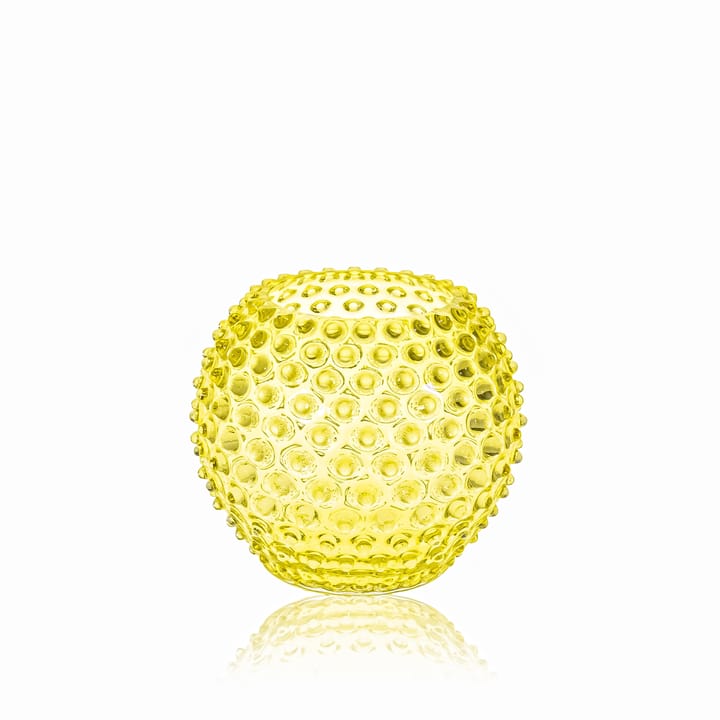 Hobnail Globe Vase 18 cm - Zitrone - Anna Von Lipa