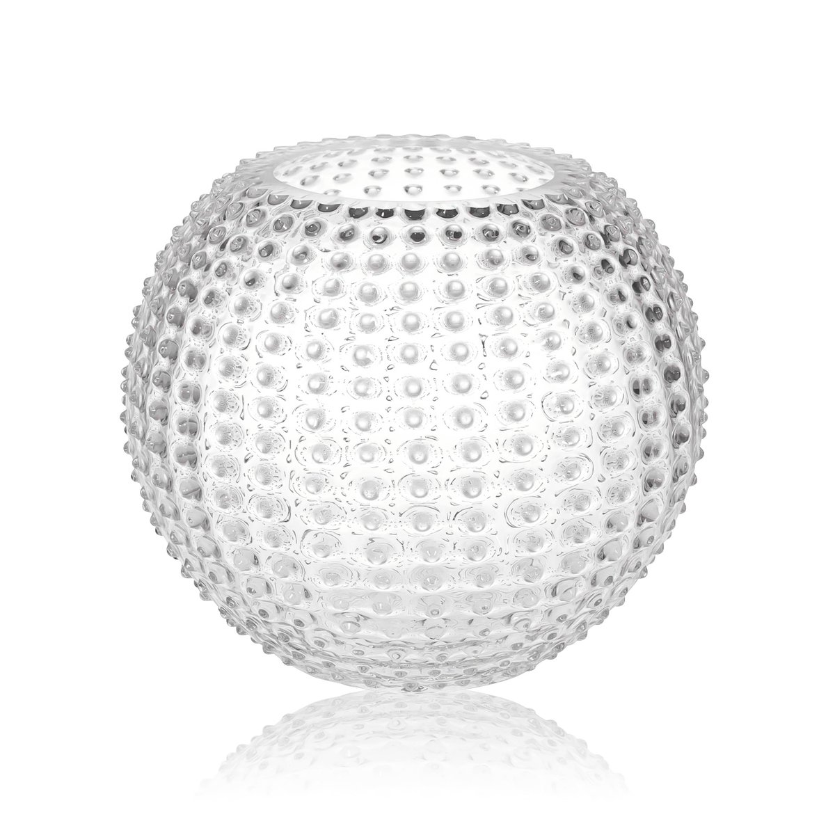 Anna Von Lipa Hobnail Globe Vase 24 cm Crystal