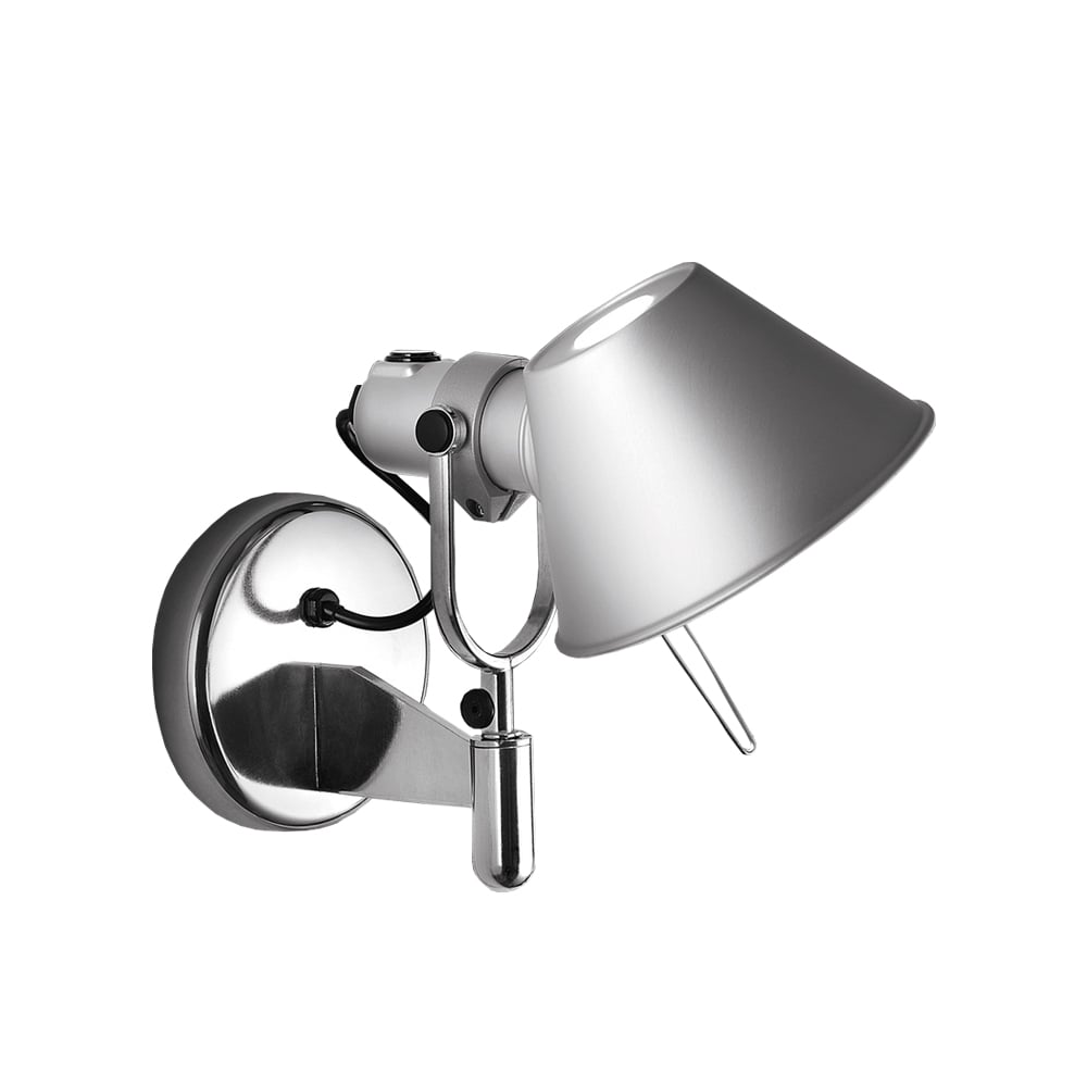 Artemide Tolomeo Faretto Wandleuchte Aluminium, mit on-off Schalter