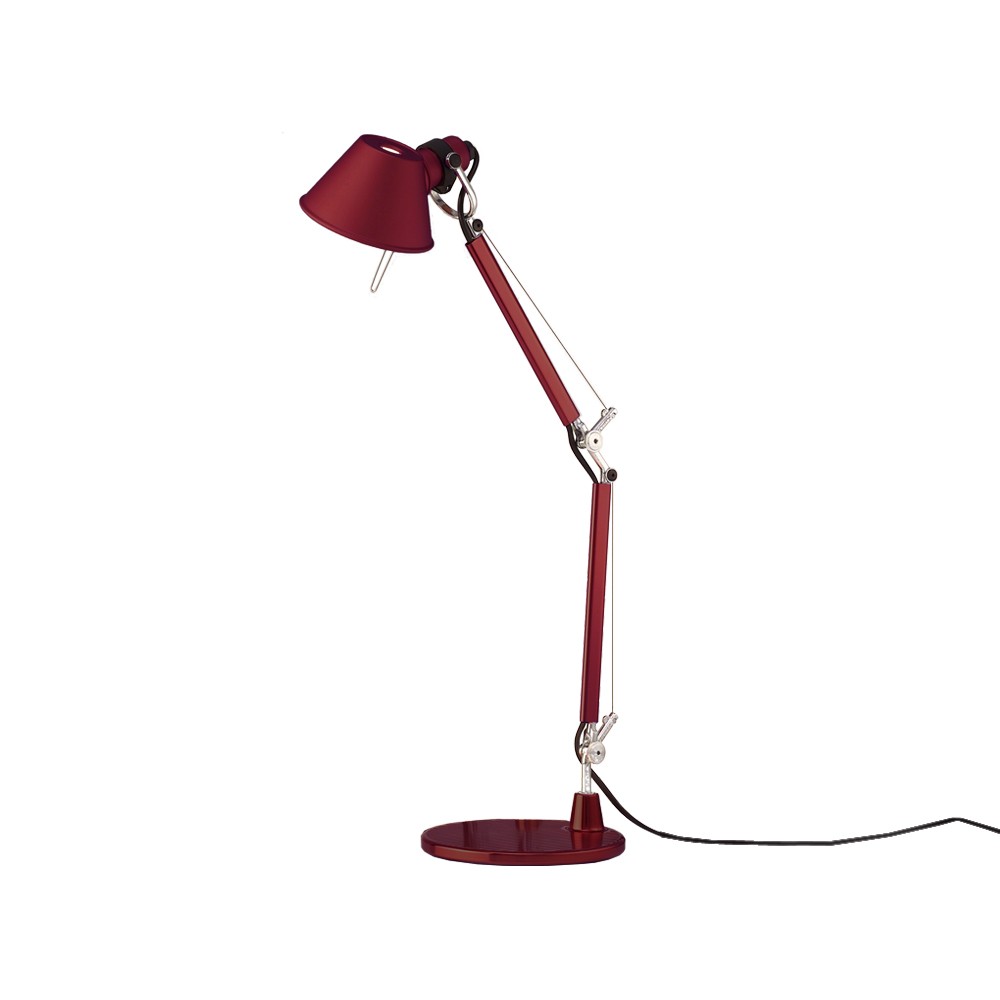 Artemide Tolomeo micro Tischleuchte Red