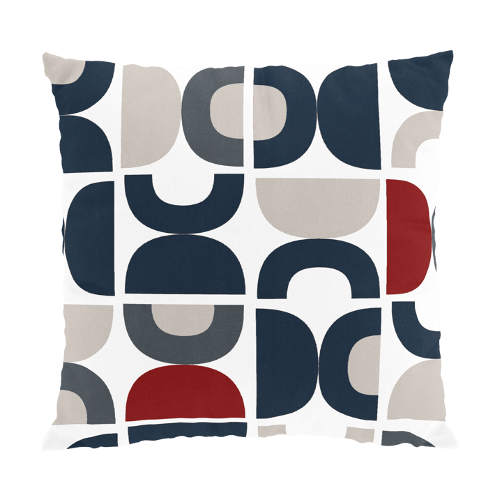 Spiraldans Kissenbezug 47x47 cm - Blau - Arvidssons Textil