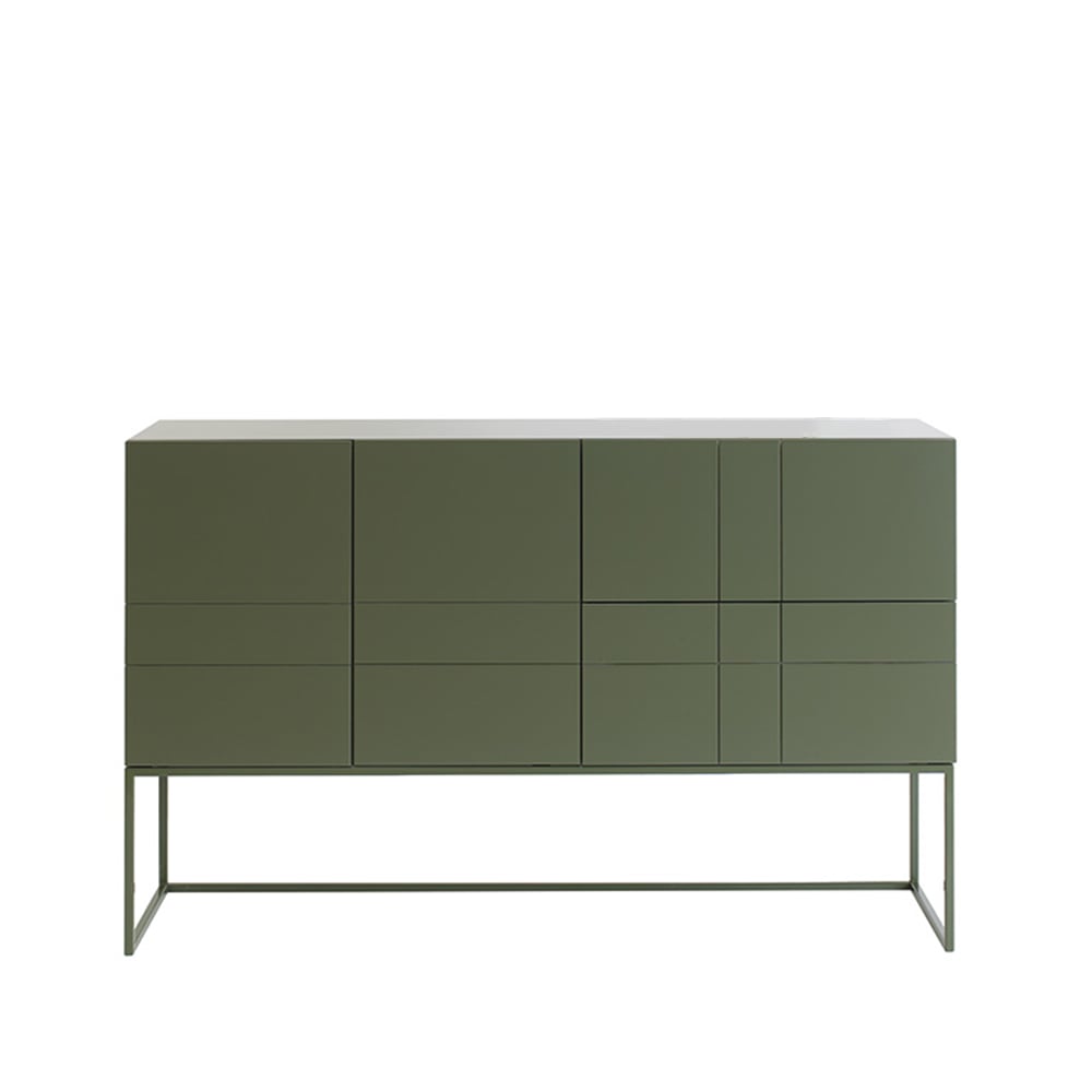 Asplund Kilt Light 137 Sideboard Green khaki, 3 Türen