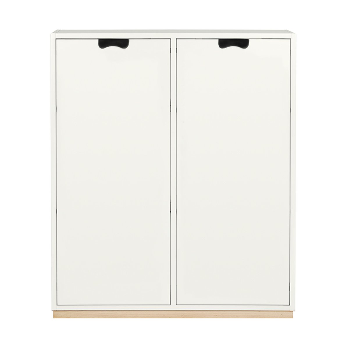 Asplund Snö E Schrank White, birkensockel/verdeckte türen, 30 cm