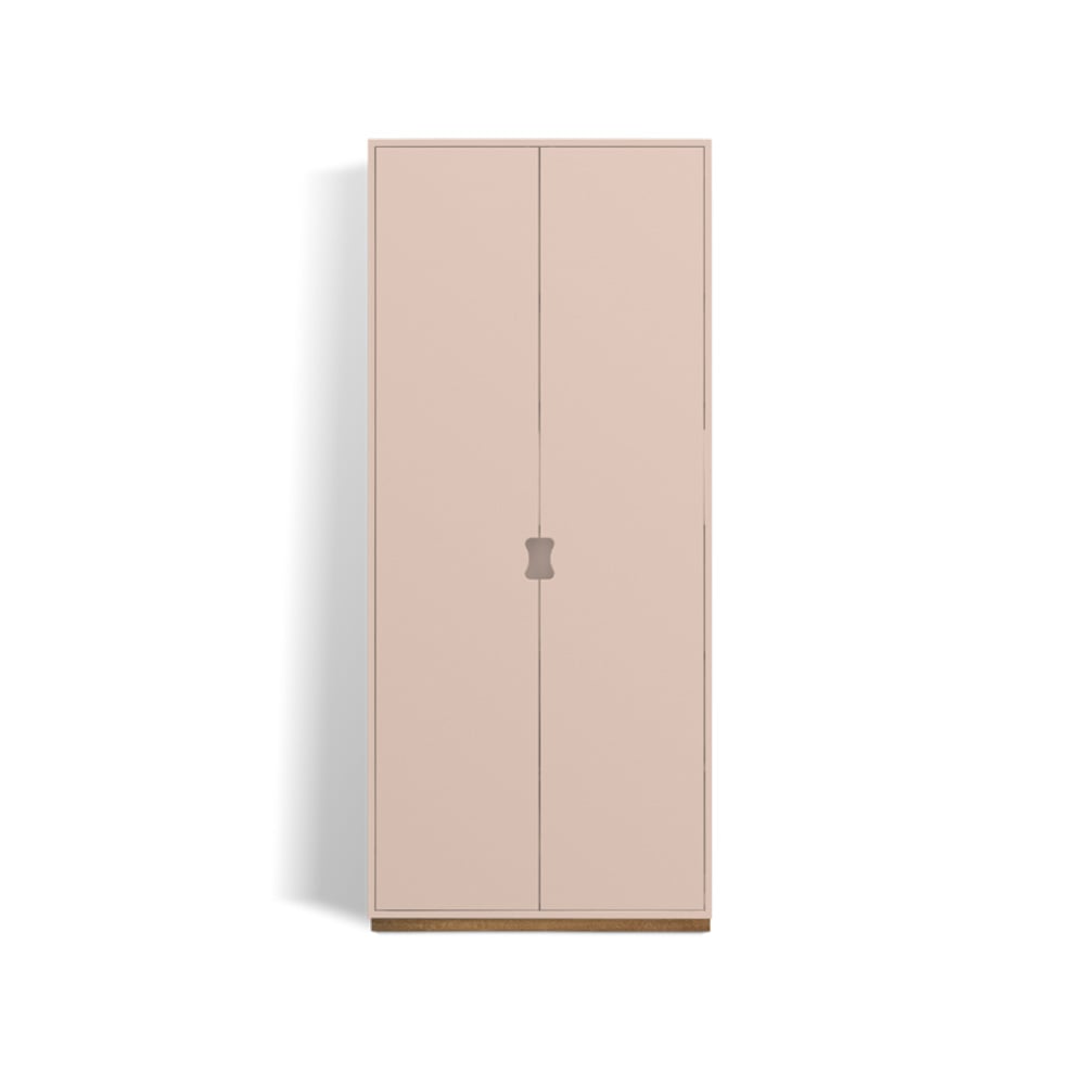 Asplund Snö F Hochschrank Rose, eichesockel, 30 cm