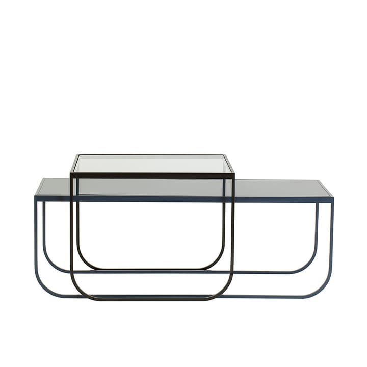 Tati Lounge High Couchtisch, Glas, Char Grey Asplund