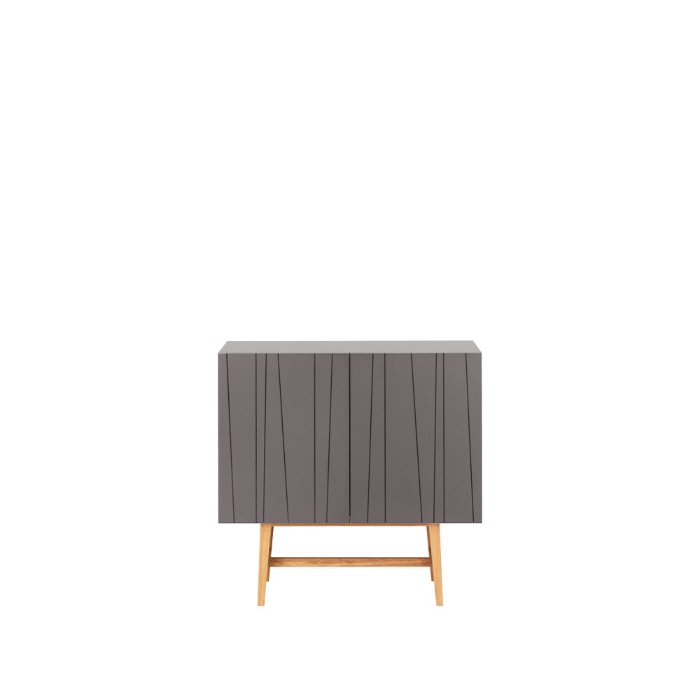 Asplund Vass 60 90 Sideboard Storm grey, weiße eiche p2 gestell