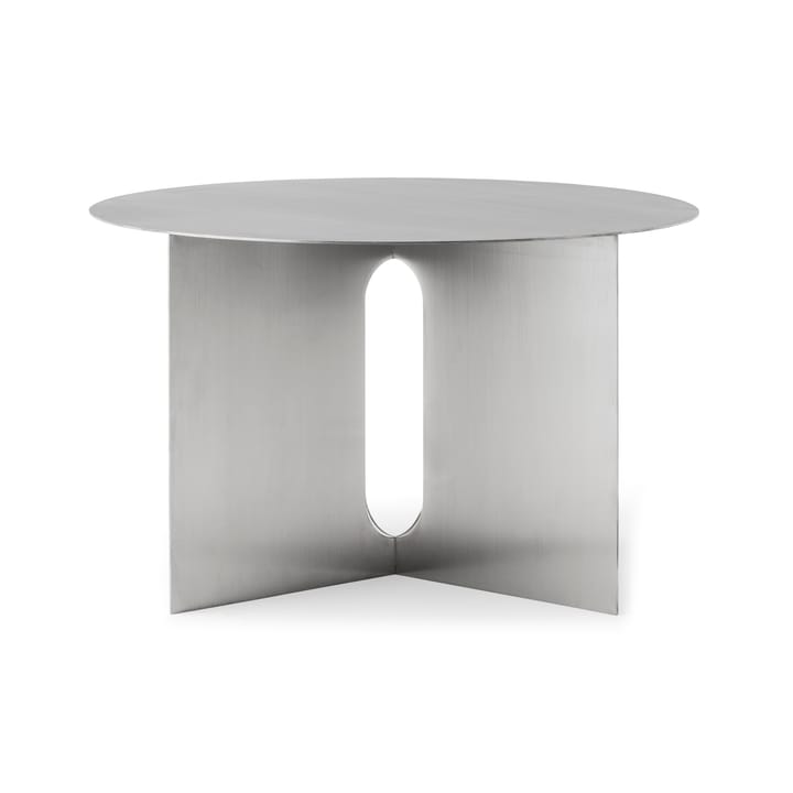 Androgyne Beistelltisch Ø63 cm, Brushed steel Audo Copenhagen