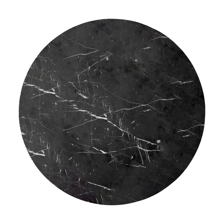 Androgyne Tischplatte für Beistelltisch Ø65 cm, Nero Marquina Audo Copenhagen