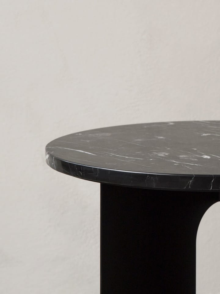 Androgyne Tischplatte für Beistelltisch Ø65 cm, Nero Marquina Audo Copenhagen