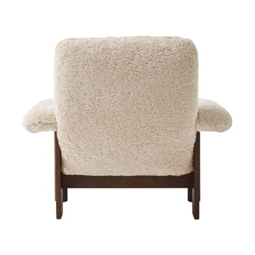 Brasilia Sessel - Dark oak-Nature sheepskin curly - Audo Copenhagen