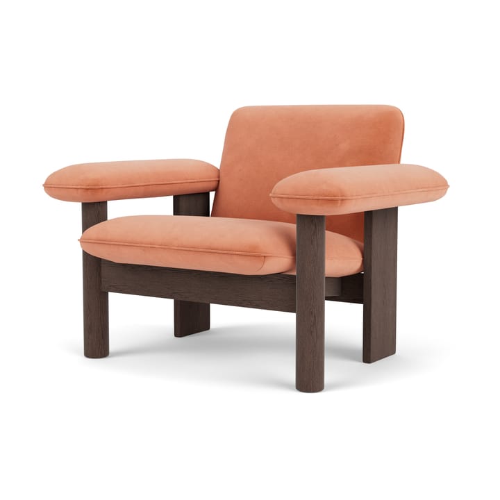 Brasilia Sessel low back - Dark oak-Avalon 012 - Audo Copenhagen