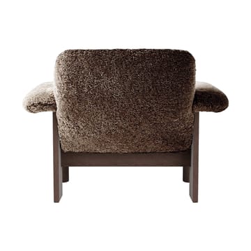 Brasilia Sessel low back - Dark oak-Sahara sheepskin curly - Audo Copenhagen