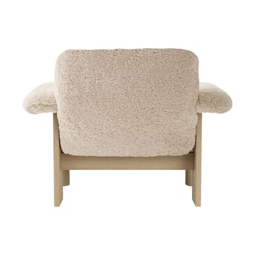 Brasilia Sessel low back - Natural oak-Nature sheepskin curly - Audo Copenhagen