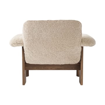 Brasilia Sessel low back - Walnut-Nature sheepskin curly - Audo Copenhagen