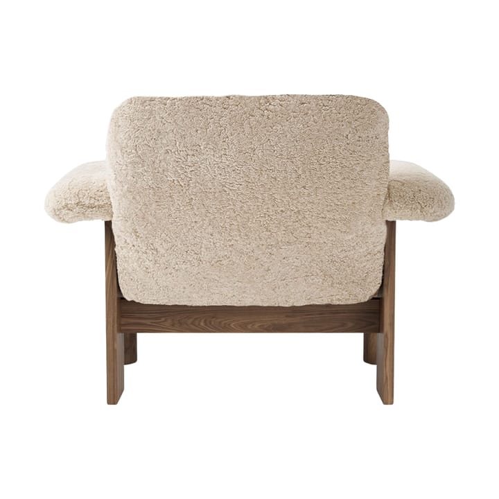 Brasilia Sessel low back, Walnut-Nature sheepskin curly Audo Copenhagen