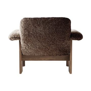 Brasilia Sessel low back - Walnut-Sahara sheepskin curly - Audo Copenhagen