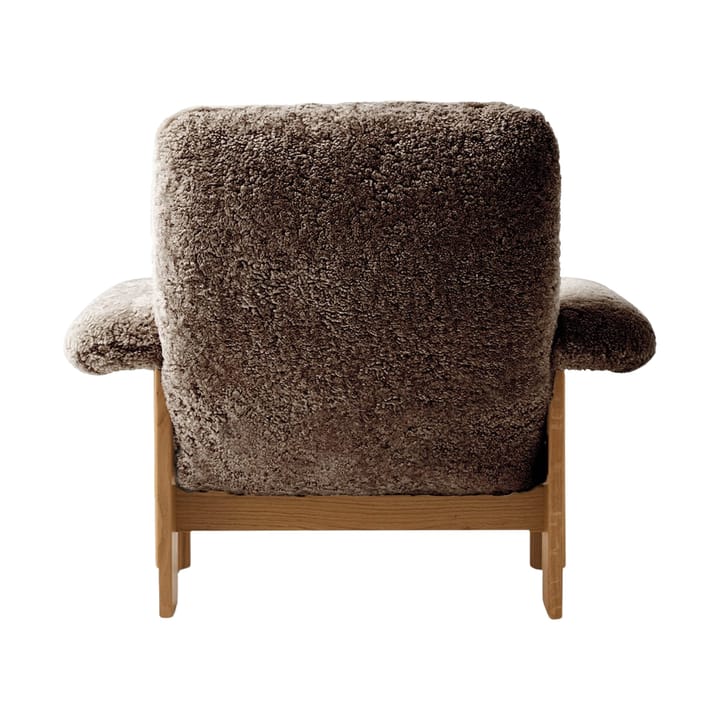 Brasilia Sessel, Natural oak-Sahara sheepskin curly Audo Copenhagen