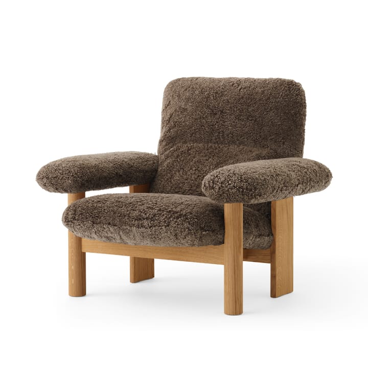 Brasilia Sessel - Oiled oak-Root sheepskin - Audo Copenhagen