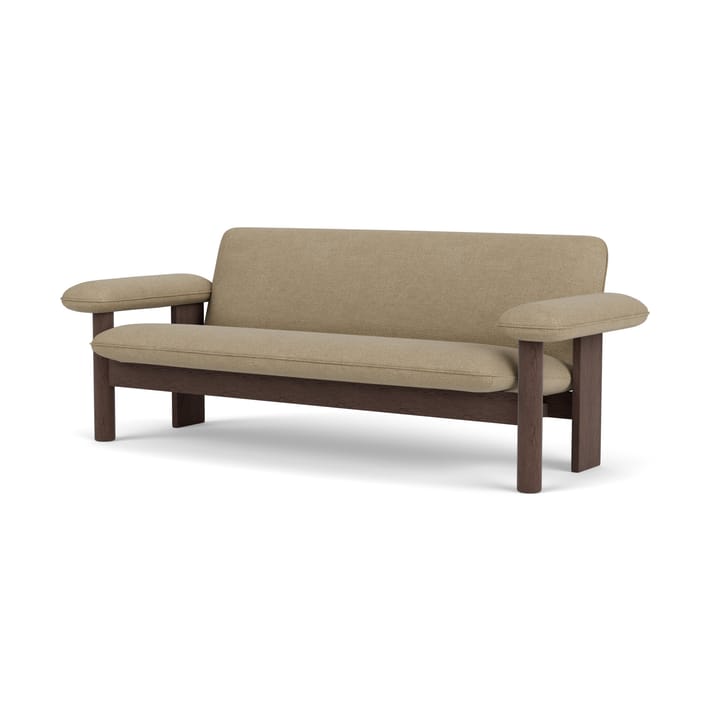 Brasilia Sofa 2-Sitzer - Dark oak-Audo Bouclé 02 - Audo Copenhagen