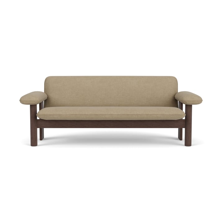 Brasilia Sofa 2-Sitzer, Dark oak-Audo Bouclé 02 Audo Copenhagen