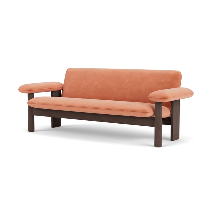 Brasilia Sofa 2-Sitzer - Dark oak-Avalon 012 - Audo Copenhagen