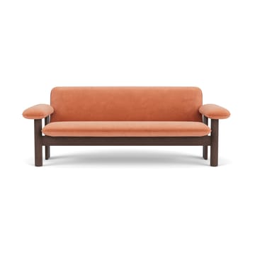 Brasilia Sofa 2-Sitzer - Dark oak-Avalon 012 - Audo Copenhagen