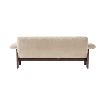 Brasilia Sofa 2-Sitzer - Dark oak-Nature sheepskin curly - Audo Copenhagen