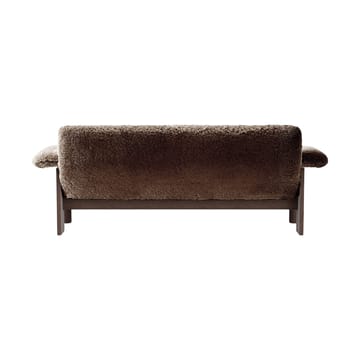 Brasilia Sofa 2-Sitzer - Dark oak-Sahara sheepskin curly - Audo Copenhagen