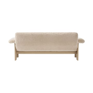 Brasilia Sofa 2-Sitzer - Natural oak-Nature sheepskin curly - Audo Copenhagen