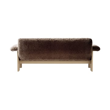 Brasilia Sofa 2-Sitzer - Natural oak-Sahara sheepskin curly - Audo Copenhagen