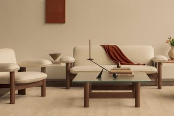 Brasilia Sofa 2-Sitzer - Natural oak-Sahara sheepskin curly - Audo Copenhagen