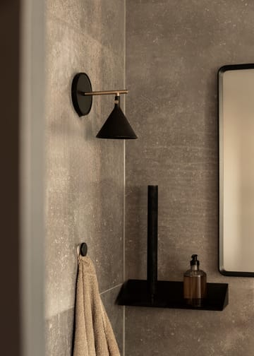 Cast Sconce Wandleuchte diffuser - Black - Audo Copenhagen