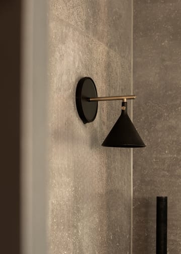 Cast Sconce Wandleuchte diffuser - Black - Audo Copenhagen