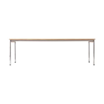 Co Table Konferenztisch 240x100cm - Chrome, laminate creme - Audo Copenhagen